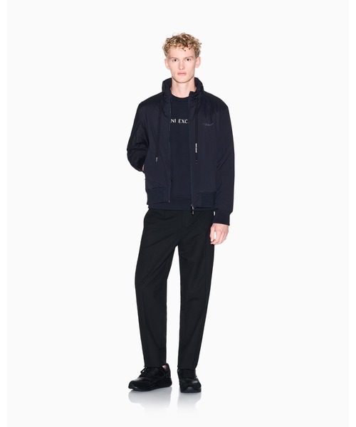 ARMANI EXCHANGE(アルマーニエクスチェンジ)の「【A|X アルマーニ エクスチェンジ】NL ウールブレンド センタープリーツストレートパンツ(スラックス・メンズ・ブラック・36inch/34inch/33inch/32inch/31inch/30inch/28inch/29inch)」の5枚目の写真