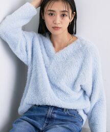 INDIVI | 【洗える】エアリーシャギートップス(Tシャツ/カットソー)