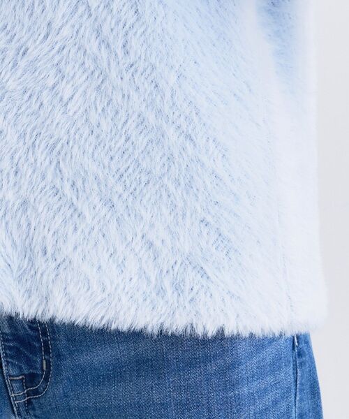 INDIVI(インディヴィ)の「【洗える】エアリーシャギートップス(Tシャツ/カットソー・レディース・オフホワイト/ナチュラル/サックスブルー・05/13/15 /34/38)」の22枚目の写真