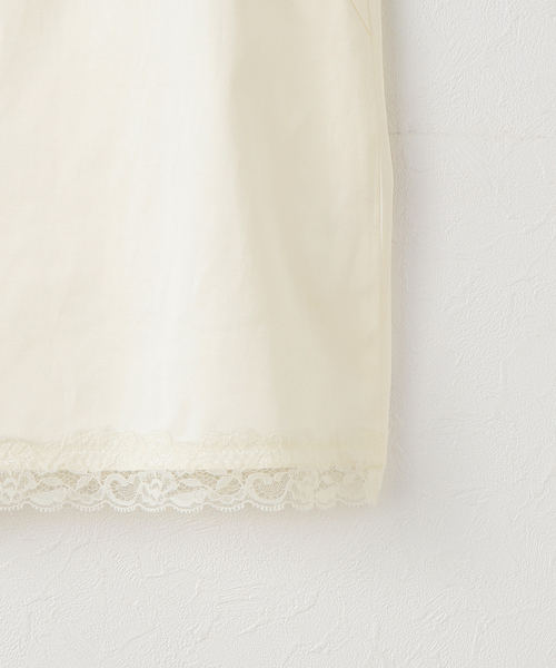 plage(プラージュ)の「layered lace satin キャミソール(キャミソール・レディース・ブラック/ホワイト・FREE)」の12枚目の写真