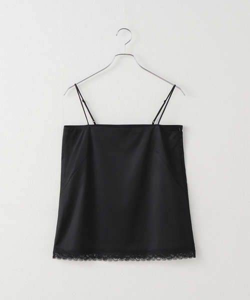 セール】layered lace satin キャミソール（キャミソール）｜Plage