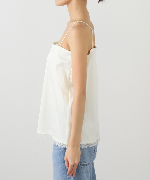 セール】layered lace satin キャミソール（キャミソール）｜Plage