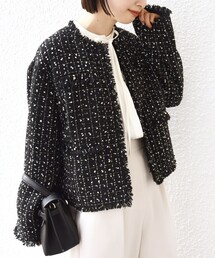 troisiemeCHACO｜トロワズィエムチャコのノーカラージャケット