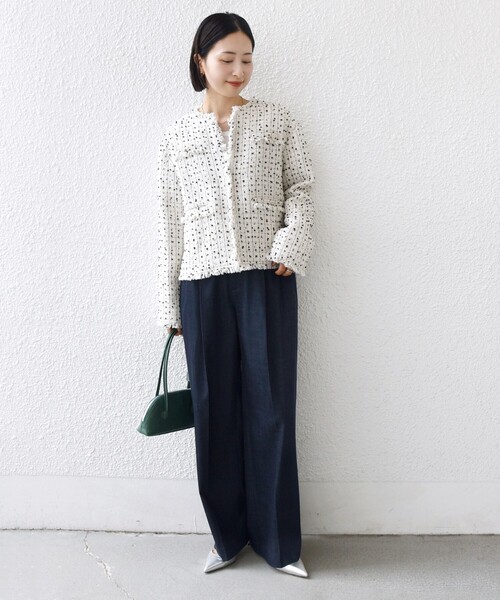 SHIPS別注】troisiemeCHACO: ツイード ジャケット（セレモニー対応可