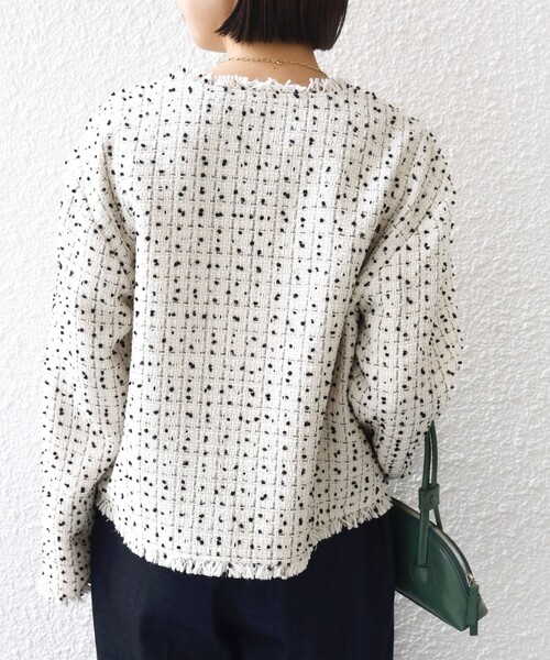 SHIPS別注】troisiemeCHACO: ツイード ジャケット（セレモニー対応可