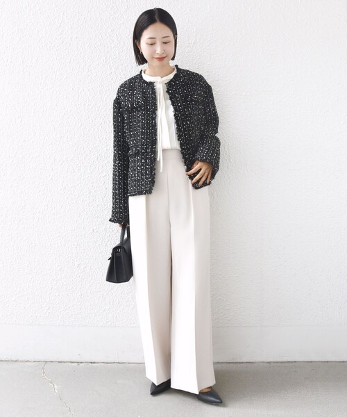 SHIPS別注】troisiemeCHACO: ツイード ジャケット（セレモニー対応可