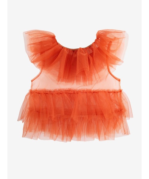 BOBO CHOSES(ボボショーズ)の「Tul top(シャツ/ブラウス・キッズ・オレンジ・8-9y/6-7YEAR/4-5YEAR/2-3YEAR/10-11y/12-13y)」の3枚目の写真