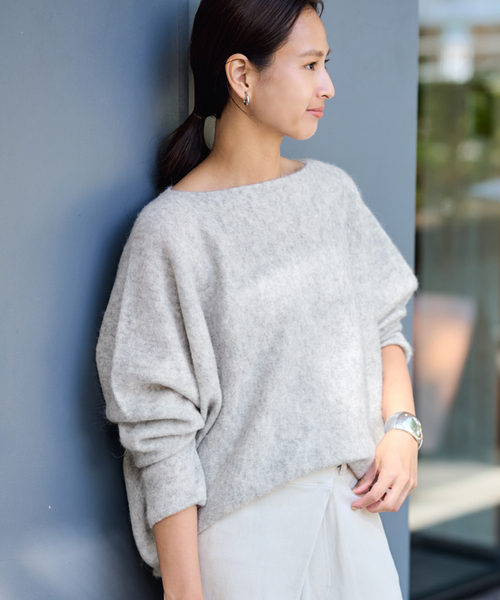 セール】≪WEB限定追加≫ベビーアルパカmixドルマンニュアンスプル