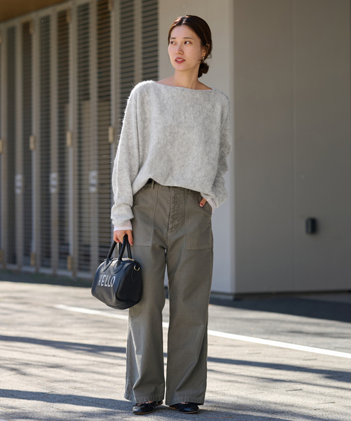 セール】≪WEB限定追加≫ベビーアルパカmixドルマンニュアンスプル