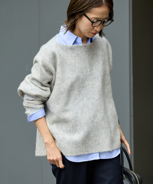 セール】≪WEB限定追加≫ベビーアルパカmixドルマンニュアンスプル