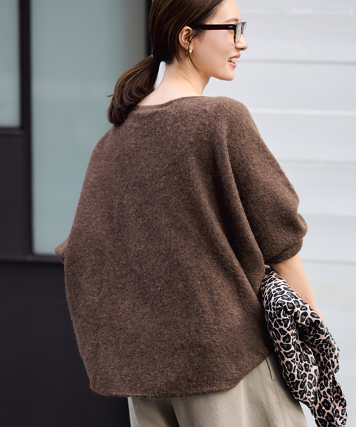 セール】≪WEB限定追加≫ベビーアルパカmixドルマンニュアンスプル