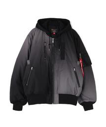 Alpha Industries（アルファインダストリーズ）の「Alpha Industries/アルファインダストリーズ/GRADIENT WASHED FLIGHT JACKET/グラディエント ウォッシュド フライトジャケット（ブルゾン）」