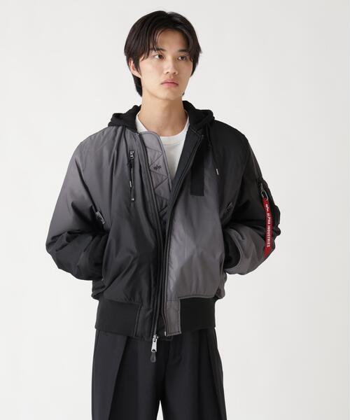 Alpha Industries(アルファインダストリーズ)の「Alpha Industries/アルファインダストリーズ/GRADIENT WASHED FLIGHT JACKET/グラディエント ウォッシュド フライトジャケット(ブルゾン・メンズ・ブラック・L/M/S/XL)」の13枚目の写真