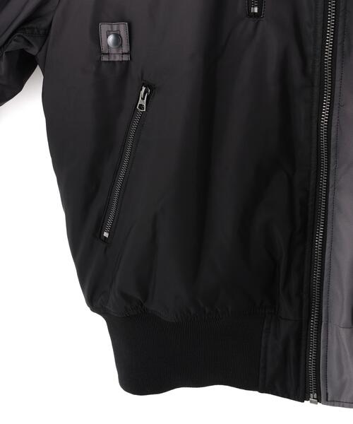 Alpha Industries(アルファインダストリーズ)の「Alpha Industries/アルファインダストリーズ/GRADIENT WASHED FLIGHT JACKET/グラディエント ウォッシュド フライトジャケット(ブルゾン・メンズ・ブラック・L/M/S/XL)」の6枚目の写真