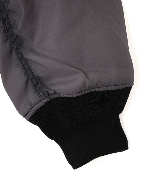 Alpha Industries（アルファインダストリーズ）の「Alpha Industries/アルファインダストリーズ/GRADIENT WASHED FLIGHT JACKET/グラディエント ウォッシュド フライトジャケット（ブルゾン・メンズ・ブラック・L/M/S/XL）」の9枚目の写真