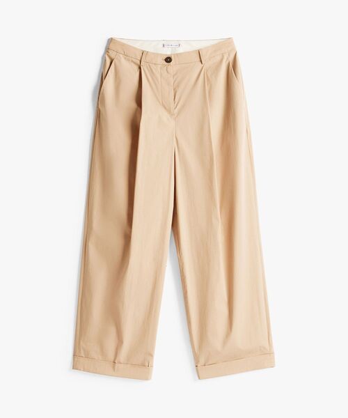 TOMMY HILFIGER(トミーヒルフィガー)の「ライトコットンリラックスストレートチノパンツ(チノパンツ・レディース・ベージュ・32inch/34inch/36inch)」の4枚目の写真