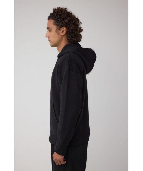 AZUL by moussy(アズールバイマウジー)の「ニットジップアップパーカー(パーカー・メンズ・ブラック/グレー/ダークネイビー・MEDIUM/LARGE)」の8枚目の写真