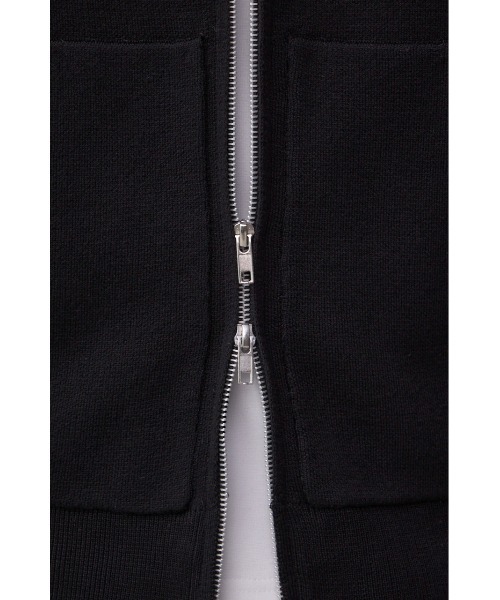 AZUL by moussy(アズールバイマウジー)の「ニットジップアップパーカー(パーカー・メンズ・ブラック/グレー/ダークネイビー・MEDIUM/LARGE)」の16枚目の写真