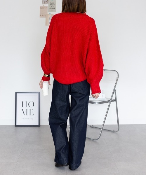 RCD(アールシーディー)の「デニムオールゴムワイドパンツ(その他パンツ・レディース・ブルー/ワンウォッシュ/ネイビー・LL/3L/L/4L/M)」の15枚目の写真