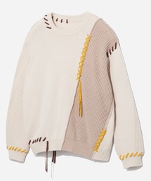 HARE | クロスステッチニットプルオーバー(HARE)(ニット/セーター)