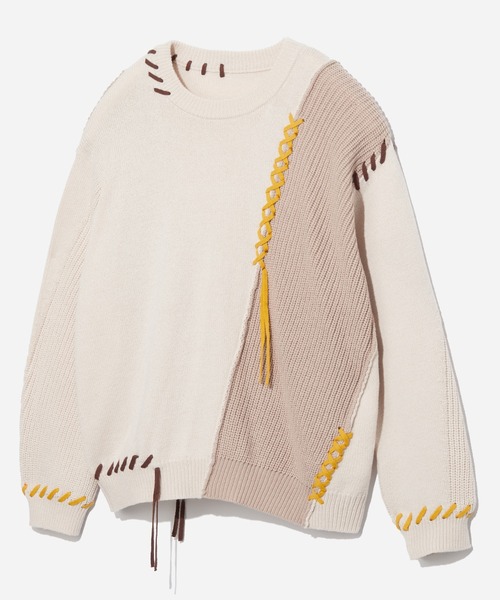 HAREニットセーター 楽天市場】(M)ビッグカラーHZニット HARE ハレ トップス ニット