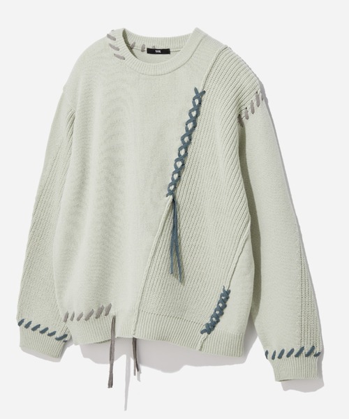 クロスステッチニットプルオーバー(HARE)（ニット/セーター）｜HARE