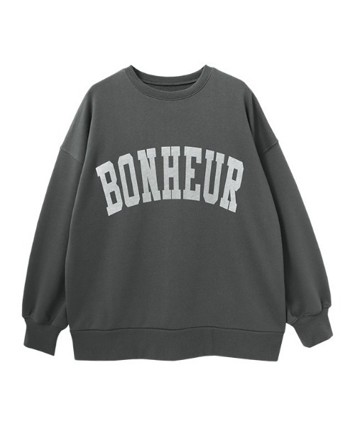 Pierrot(ピエロ)の「オーバーサイズロゴスウェット(スウェット・レディース・ネイビー/オートミール/チャコール・L/M/S/LL)」の21枚目の写真