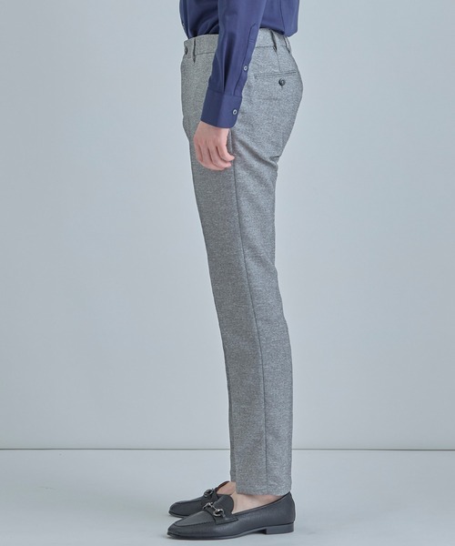 MEN'S BIGI（メンズビギ）の「【ACTIVE TAILOR】カラミメッシュストレッチパンツ＜軽量/通気性/ストレッチ＞（スラックス・メンズ・ネイビー/ダークネイビー/グレー/ブラック・02/01/03/04）」の6枚目の写真