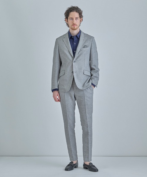 MEN'S BIGI（メンズビギ）の「【ACTIVE TAILOR】カラミメッシュストレッチパンツ＜軽量/通気性/ストレッチ＞（スラックス・メンズ・ネイビー/ダークネイビー/グレー/ブラック・02/01/03/04）」の12枚目の写真