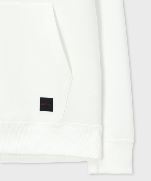Paul Smith(ポールスミス)の「エステルレーヨンダンボール パーカ【853298 P7188A】(パーカー・メンズ・ホワイト/グリーン/ブラック・MEDIUM/LARGE)」の6枚目の写真