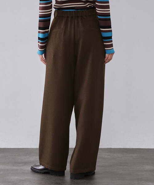 OPAQUE.CLIP（オペークドットクリップ）の「メランジ カーヴィーパンツ【洗濯機OK】（その他パンツ・レディース・チャコールグレー/ブラウン系その他・36/38/40）」の13枚目の写真