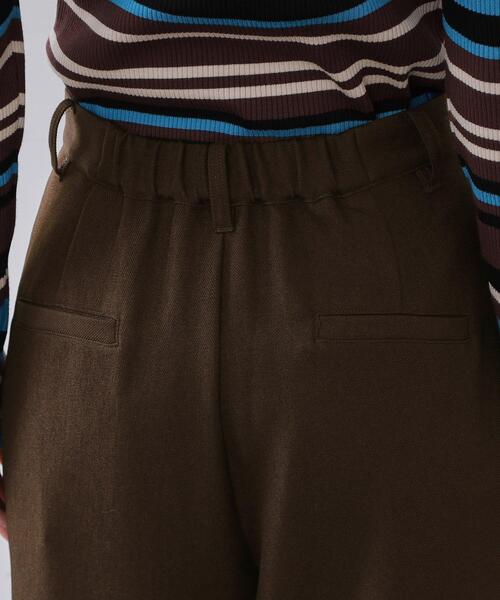 OPAQUE.CLIP（オペークドットクリップ）の「メランジ カーヴィーパンツ【洗濯機OK】（その他パンツ・レディース・チャコールグレー/ブラウン系その他・36/38/40）」の15枚目の写真