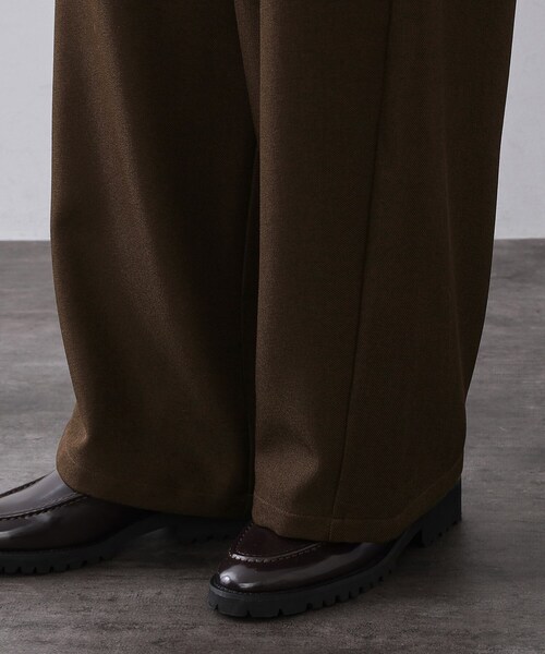 OPAQUE.CLIP（オペークドットクリップ）の「メランジ カーヴィーパンツ【洗濯機OK】（その他パンツ・レディース・チャコールグレー/ブラウン系その他・36/38/40）」の17枚目の写真