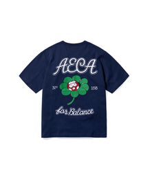 AECA（エイカ）の「AECA LADYBUG HALF SLEEVE-NAVY（Tシャツ/カットソー・メンズ）」