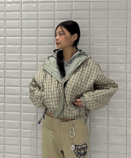 PARTIMENTO WOMEN（パルティメントウィメン）の「リバーシブルフードパーカー_ブラック（ナイロンジャケット・レディース・その他・ONE SIZE）」の16枚目の写真