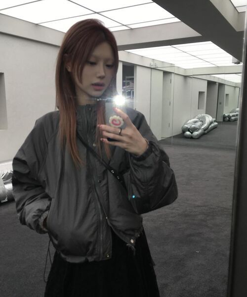 PARTIMENTO WOMEN（パルティメントウィメン）の「リバーシブルフードパーカー_ブラック（ナイロンジャケット・レディース・その他・ONE SIZE）」の19枚目の写真