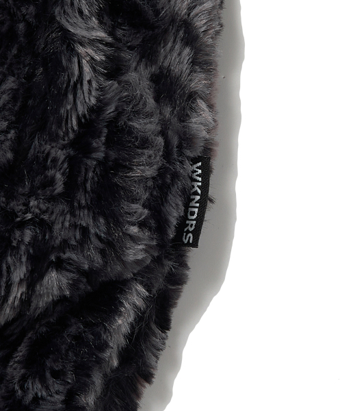 WKNDRS(ウィーキャンドース)の「FAUX FUR ZIPUP HOODIE (BLACK)(ムートンコート・レディース・その他・LARGE/X-LARGE/MEDIUM)」の5枚目の写真