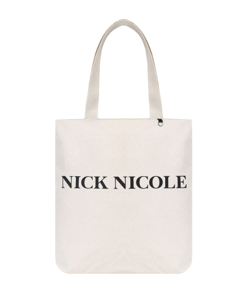 NICK&NICOLE(ニックアンドニコール)の「NICOLE RING CANVAS ECOBAG_OATMEAL(エコバッグ/サブバッグ・レディース・その他・FREE)」の1枚目の写真