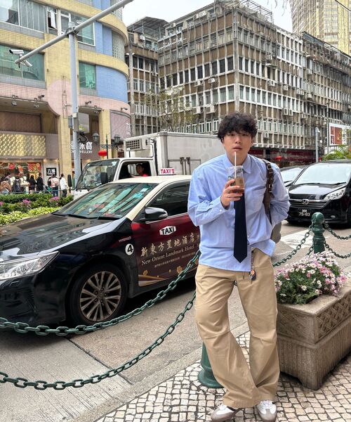MUSINSA STANDARD（ムシンサスタンダード）の「コットンパラシュートパンツ [ベージュ]（その他パンツ・メンズ・その他・29/30/31/33/26/27/28/40/38/42/36/34/32）」の12枚目の写真