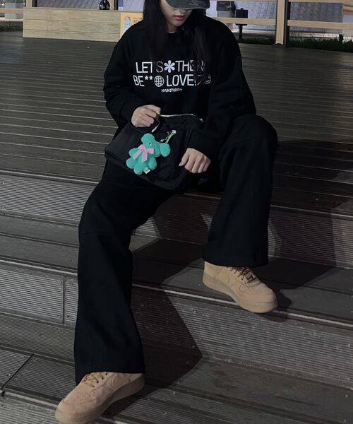 Verdnt（バーダント）の「カーブド切り替えマルチダートワイドツイルパンツ[ブラック]（その他パンツ・レディース・その他・SMALL/MEDIUM/LARGE）」の13枚目の写真