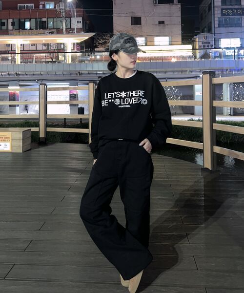 Verdnt（バーダント）の「カーブド切り替えマルチダートワイドツイルパンツ[ブラック]（その他パンツ・レディース・その他・SMALL/MEDIUM/LARGE）」の15枚目の写真