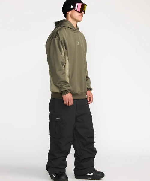 VOLCOM(ボルコム)の「VOLCOM NWRK BAGGY PANT/ボルコムスキースノーボードウェア(パンツ)(その他パンツ・メンズ・グレー/キャメル・MEDIUM/LARGE/SMALL/X-LARGE)」の2枚目の写真