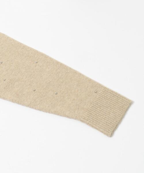 SENSE OF PLACE by URBAN RESEARCH（センスオブプレイスバイアーバンリサーチ）の「『洗濯可』ボールビーズカーディガン（カーディガン/ボレロ・レディース・チャコールグレー/ライトブルー/ベージュ・ONE）」の20枚目の写真