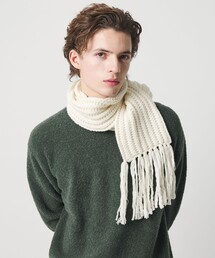 BEAUTY&YOUTH UNITED ARROWS（ビューティーアンドユースユナイテッドアローズ）の「ローゲージ リブ マフラー（マフラー・メンズ）」