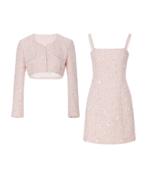 SINCETHEN（シンスゼン）の「デューイローズツイード2ピース（その他アウター）」