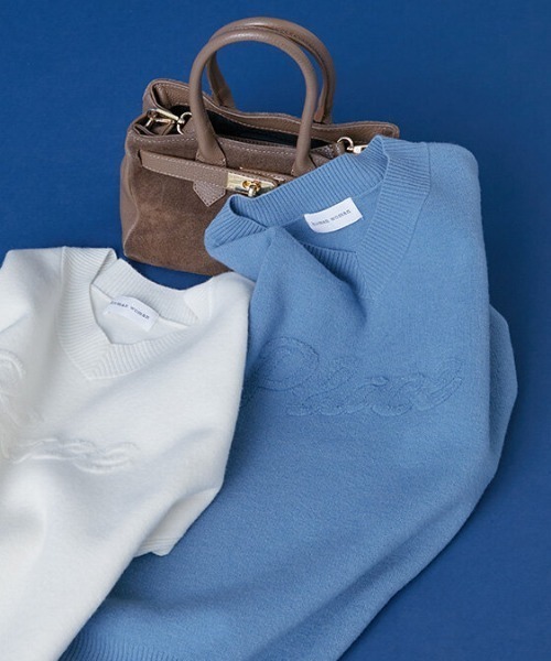 セール】◇レタードジャガードVネックニット（ニット/セーター