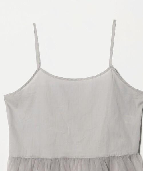 green label relaxing(グリーンレーベルリラクシング)の「ニット × チュール キャミソール プルオーバー セット(ニット/セーター・レディース・オフホワイト/ブラック/ダークグレー・FREE)」の8枚目の写真