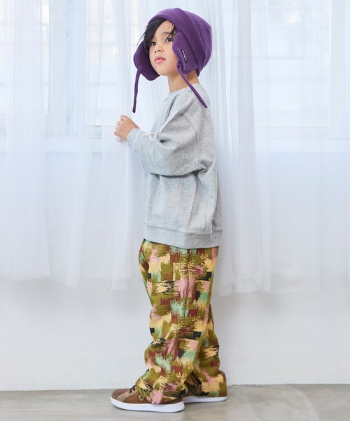 Life Support Products（ライフサポートプロダクツ）の「ムジガゼットトレーナー（スウェット・キッズ・チャコール/グリーン系その他/ピンク/パープル系その他/イエロー系その他/オフホワイト/ブルー/杢グレー・80/90/95/100/110/120/130/140/150）」の15枚目の写真