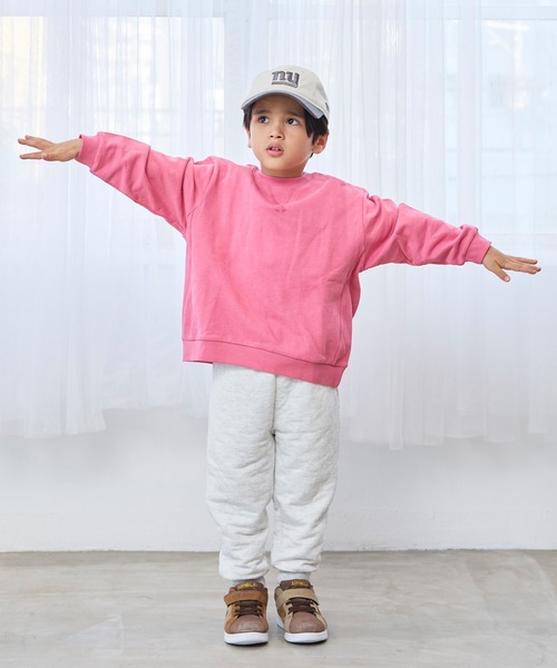 Life Support Products（ライフサポートプロダクツ）の「ムジガゼットトレーナー（スウェット・キッズ・チャコール/グリーン系その他/ピンク/パープル系その他/イエロー系その他/オフホワイト/ブルー/杢グレー・80/90/95/100/110/120/130/140/150）」の17枚目の写真