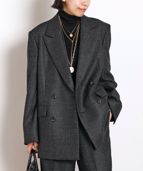 Acne Studios チェック柄 テーラードジャケット 34 Acne Studios